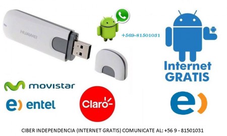 CIBER INDEPENDENCIA (INTERNET GRATIS) COMUNICATE AL +56 9 - 81501031